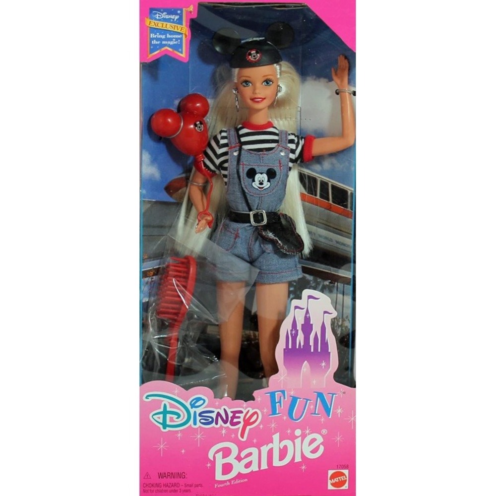 Barbie Disney Fun Barbie Doll Disney World Exclusive 1996 Fourth‎ Edition Mattel
